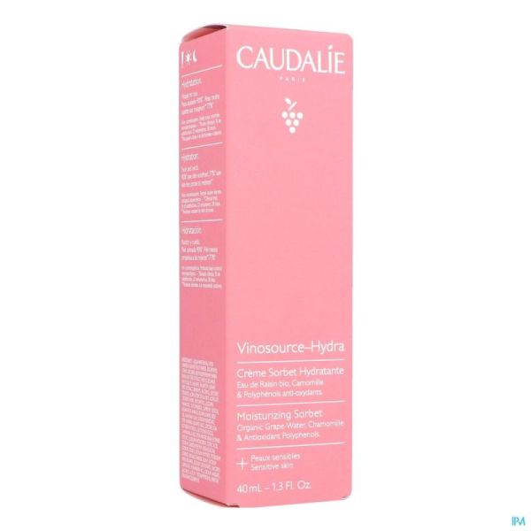 Caudalie vinosource hydra cr sorbet    40ml