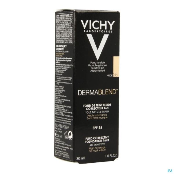 Vichy fdt dermablend fluide 25 nude 30ml