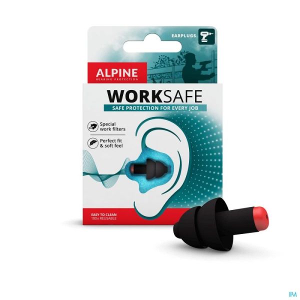 Alpine worksafe bouchon oreille 1p    labophar