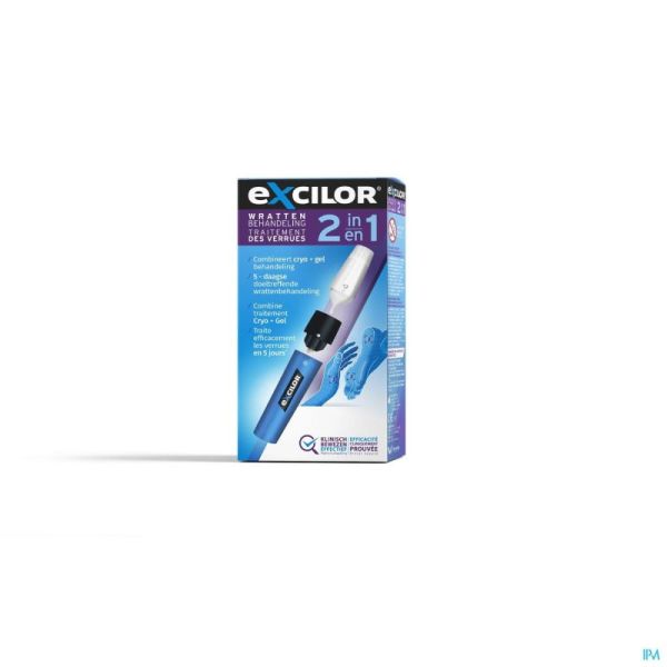 Excilor traitement verrues 2en1    11,5ml+1ml