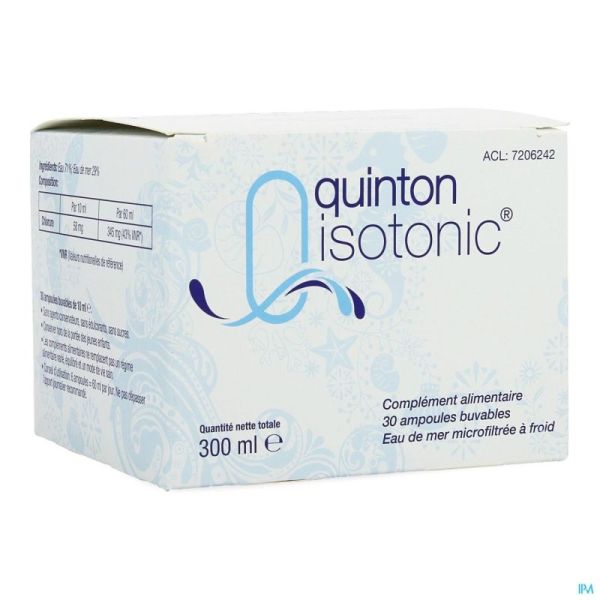 Quinton isotonic    amp 30x10ml