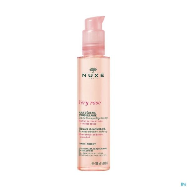 Nuxe very rose huile delicate demaq 150ml nf