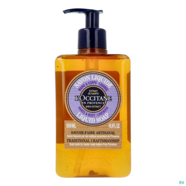 L'occitane karite savon liquide lavande    500ml