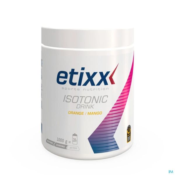 Etixx Isotonic Orange-mango 1000g