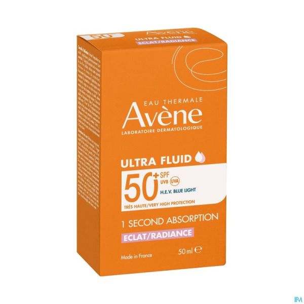 Avene sol spf50+ ultra fluid eclat radiance 50ml