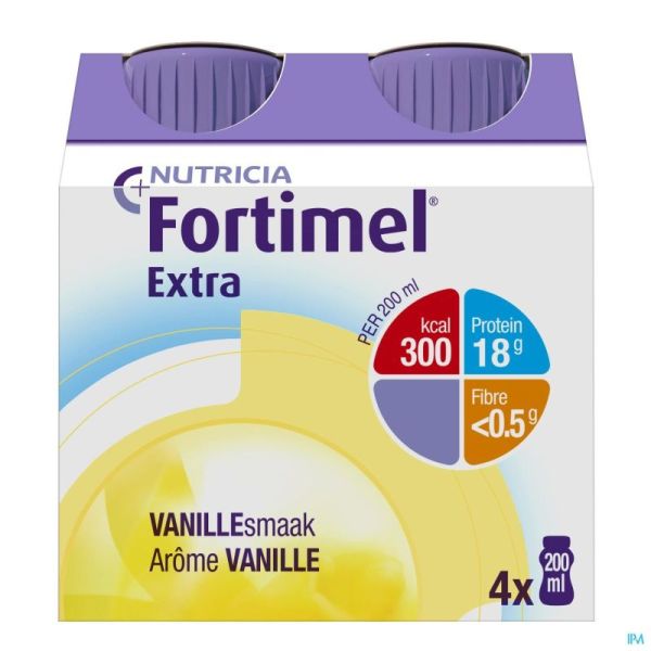 Fortimel extra vanille nf   4x200ml rempl.2401511