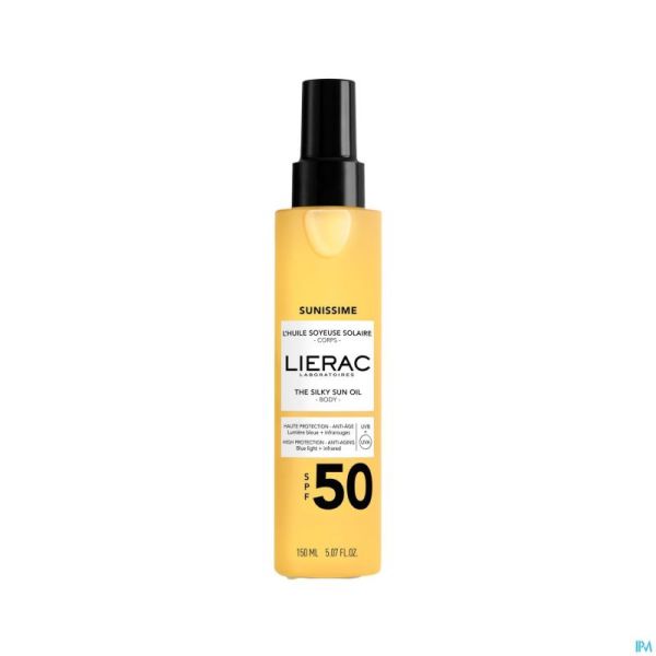 Lierac sunissime huile soyeuse spf50 150ml