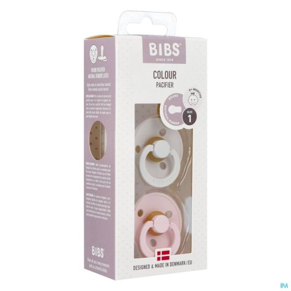 Bibs 1 tetine duo haze/blossom    2