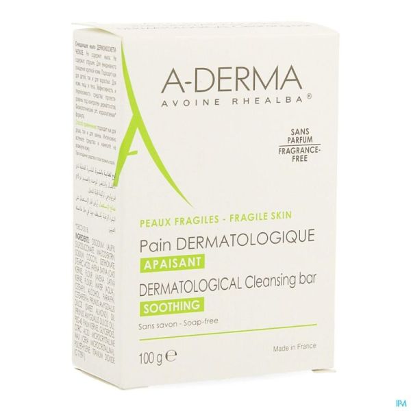 Aderma avoine pain dermato 100g