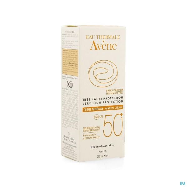 Avene sol creme minerale t.haute prot.ip50+  50ml