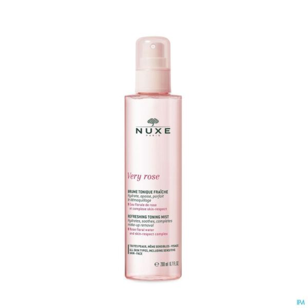 Nuxe very rose brume tonique fraiche vapo 200ml