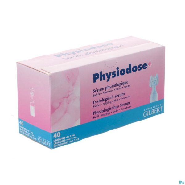 Physiodose serum physio ud ster    40x5ml 608099