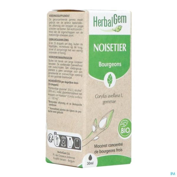 Herbalgem Noisetier Bio 30ml