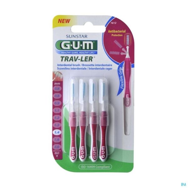 Gum proxabrush travel cyl. fine    4    1612