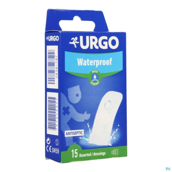 Urgo waterproof pans 20x72mm+34x72mm 15