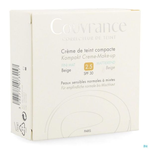 Avene couvrance cr teint comp.oil-fr.025 beige 10g