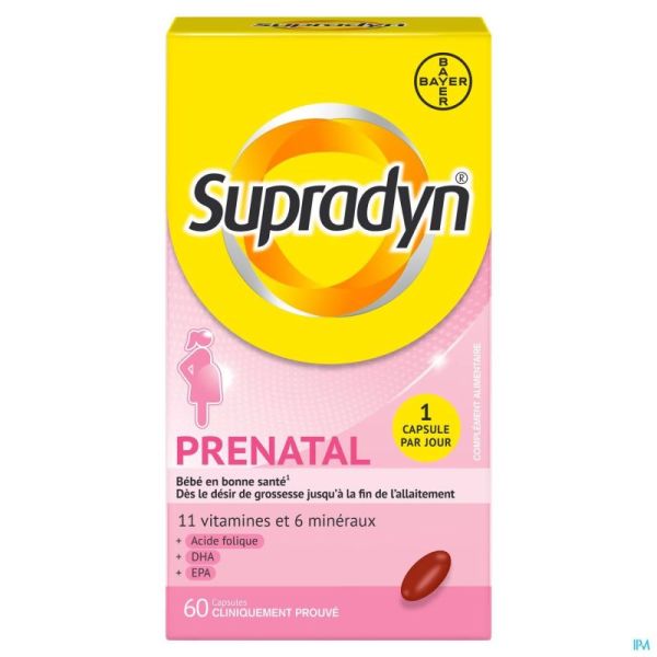 Supradyn prenatal    caps 60