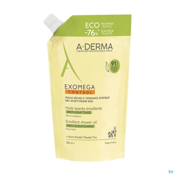 Aderma Exomega Control Huile Lav.emol.refill500ml