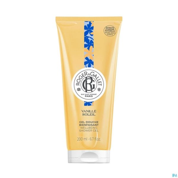 Roger&gallet vanille soleil gel douche 200ml