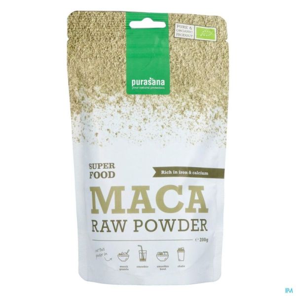 Purasana poudre de maca    200g be-bio-02