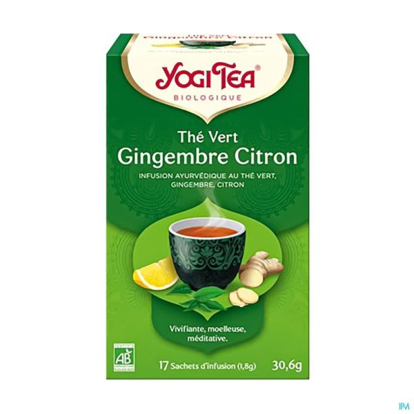 Yogi the vert gingembre citron bio    sach 17