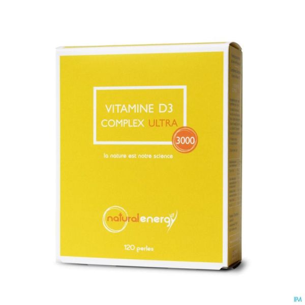 Vitamine d complex ultra 3000ui 120 natural energy