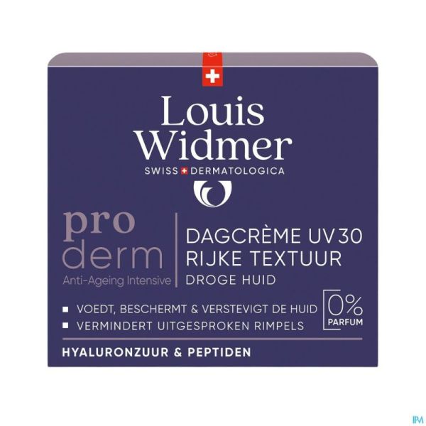 Widmer prod cr jour uv30 texture riche n/parf 50ml
