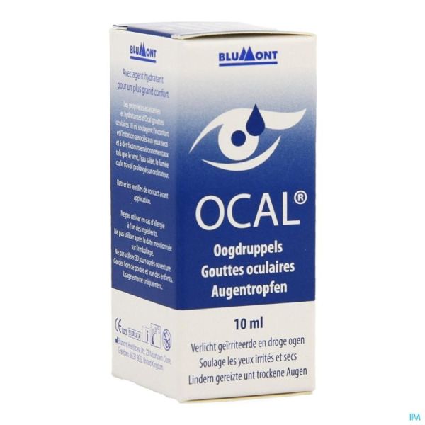 Ocal hydra gutt oculaire 10ml