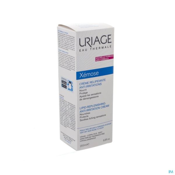 Uriage xemose creme relipid. a/irrit.    200ml