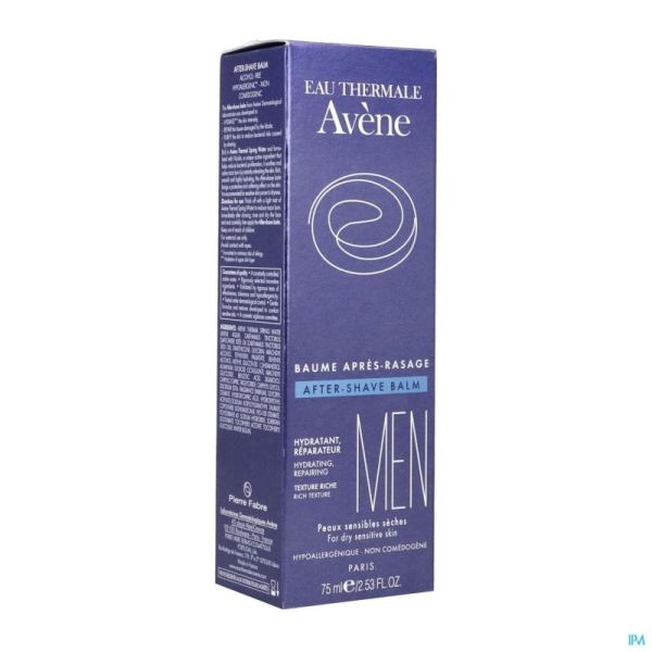 Avene men baume apres rasage nf 75ml