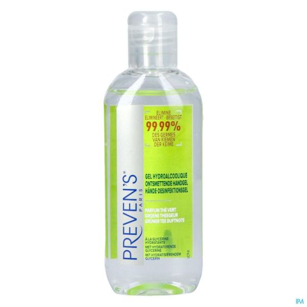 Preven's gel mains hydroalcoolique the vert  100ml