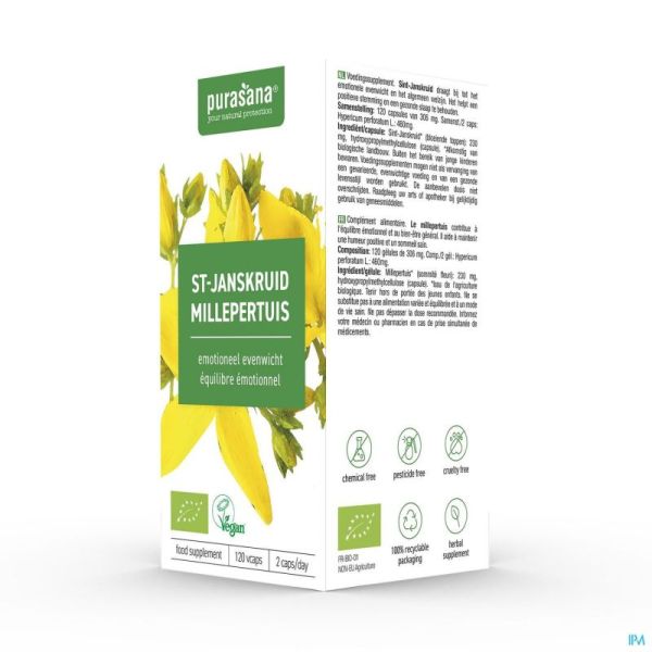 Millepertuis bio   v-caps 120x230mg