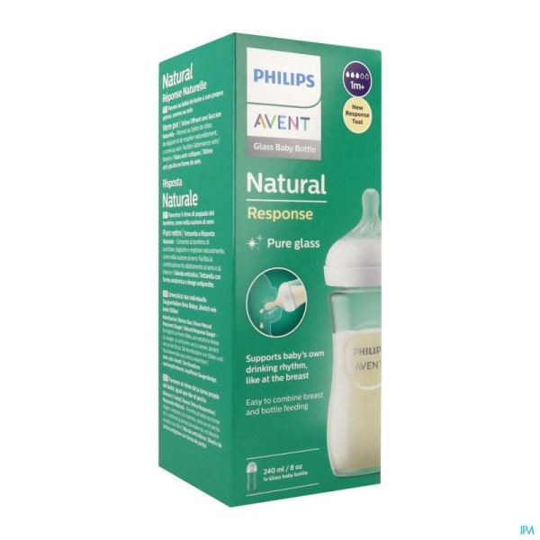 Philips Avent Natural 3.0 Biberon Verre 240ml