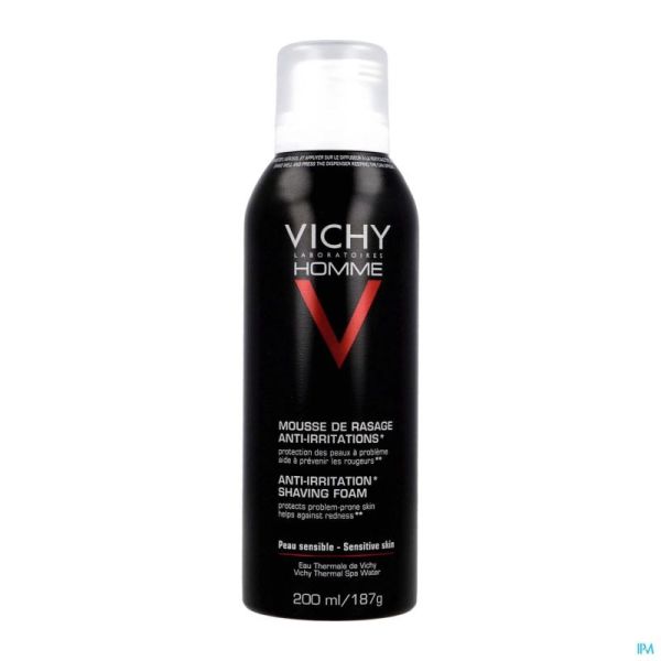 Vichy homme mousse a raser anti irrit. 200ml