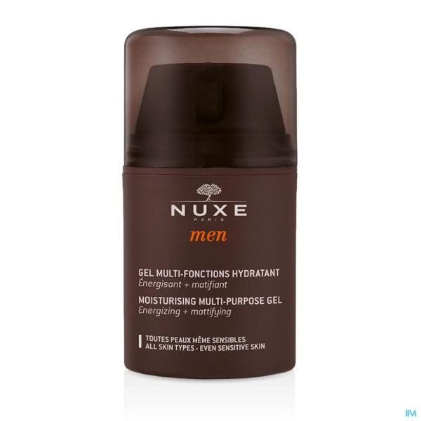 Nuxe men gel hydratant multi fonct.  fl pompe 50ml