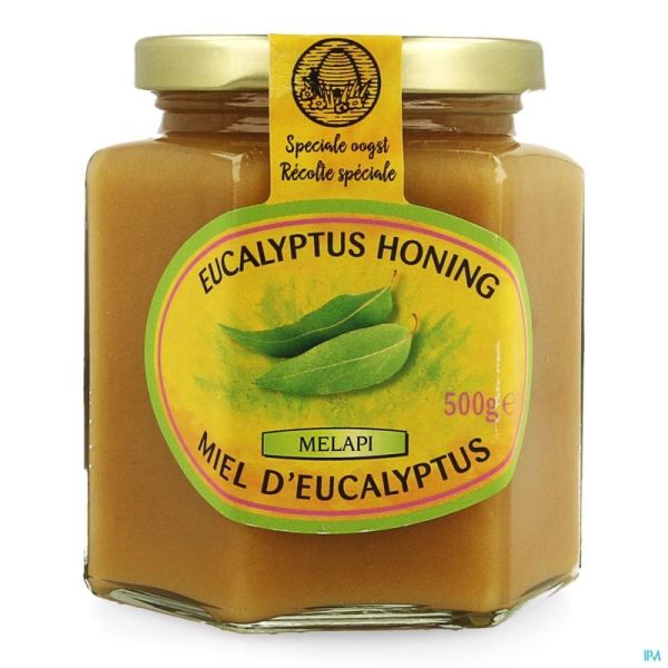 Melapi miel eucalyptus dur    500g 5014 revogan