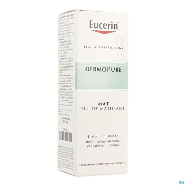 Eucerin dermopure 12h mattif. fluid    50ml