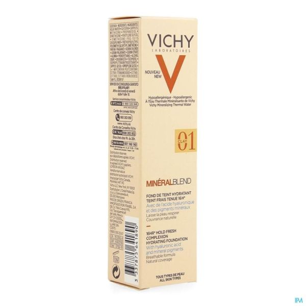 Vichy mineralblend fdt clay 01  30ml