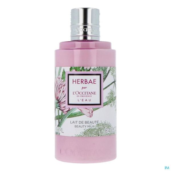 L'occitane herbae lait beaute eau 250ml