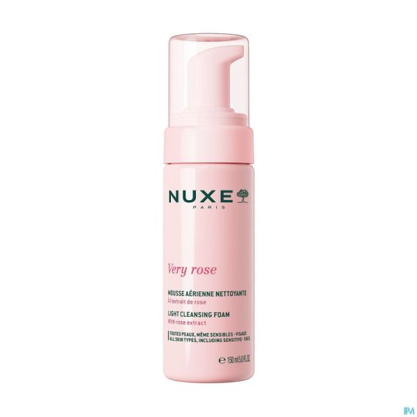 Nuxe very rose mousse aerienne nettoyante 150ml nf