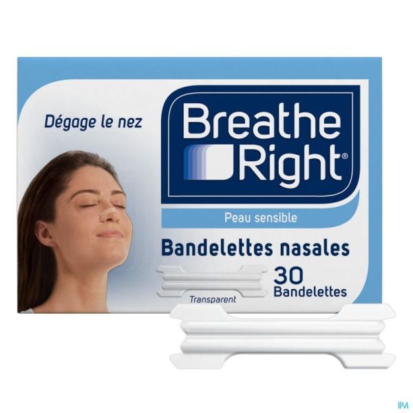 Breathe right clear regular 30