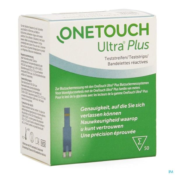 Onetouch ultra plus bandelettes reactives 50