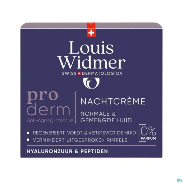 Widmer prod creme nuit n/parf 50ml