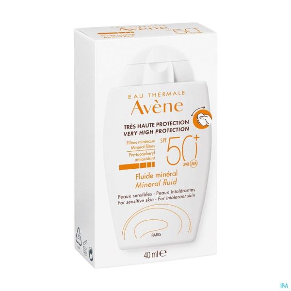 Avene Sol Ip50+ Fluide Mineral Teinte 40ml